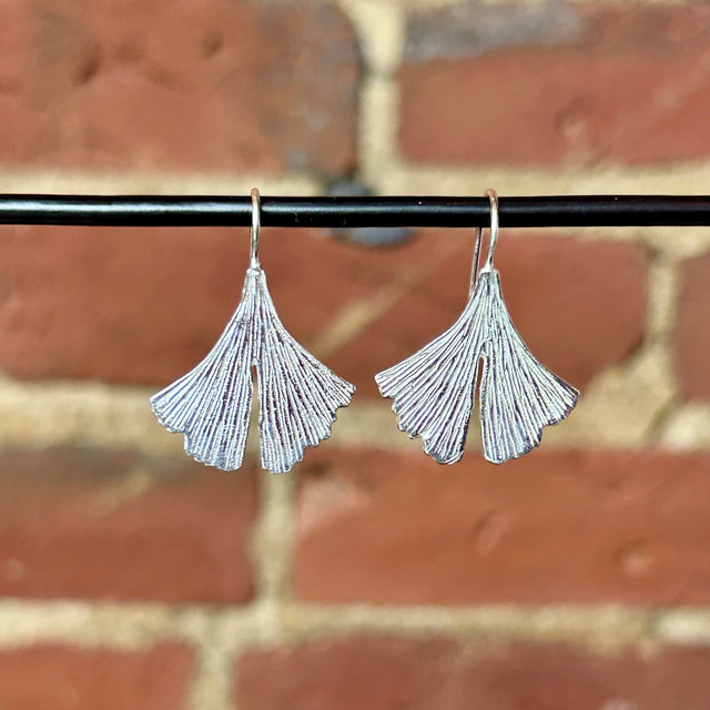 Ginkgo Leaf Earrings