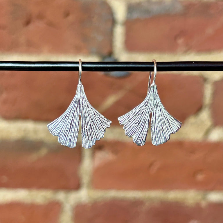 Ginkgo Leaf Earrings