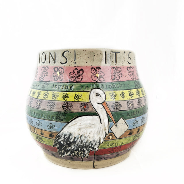 "Congratulations!" Vase