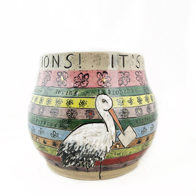 "Congratulations!" Vase