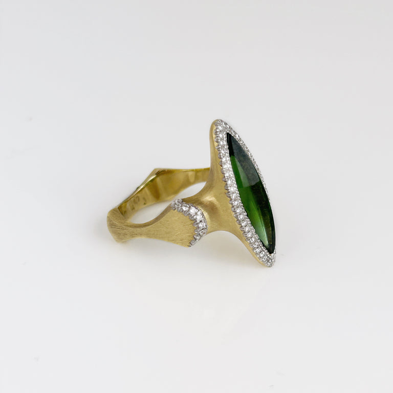 Green Tourmaline Ring