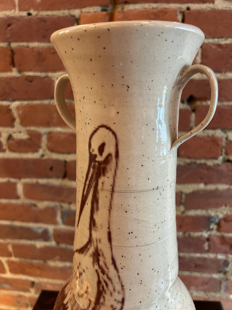 "The Stork" Amphora Vase