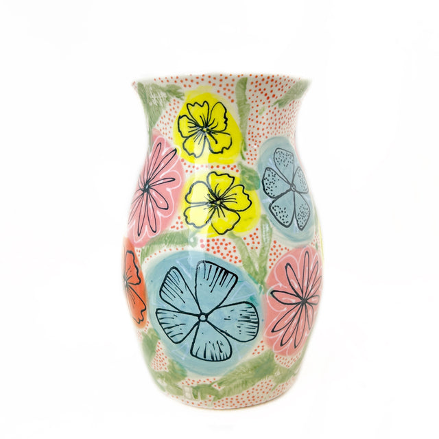 "Pop Floral" Vase