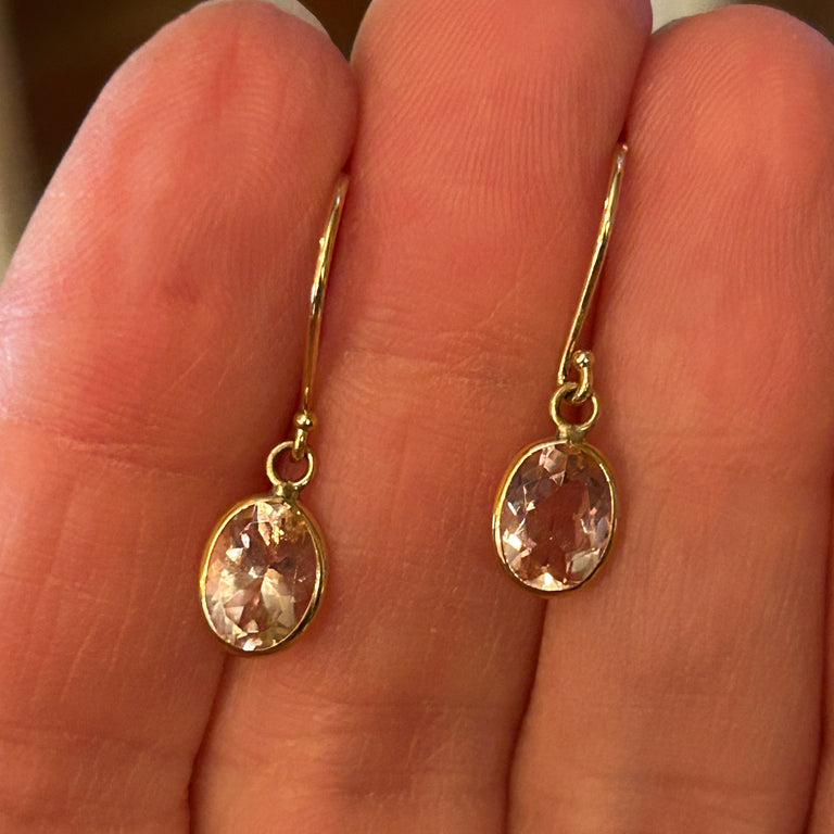 Morganite Earrings