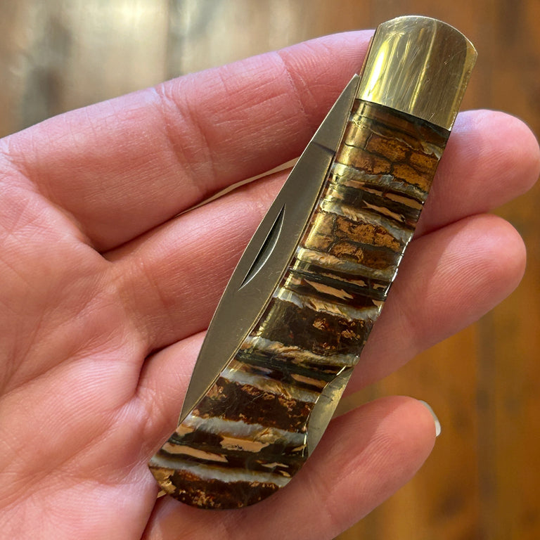 Wooly Mammoth Tooth Pocketknife