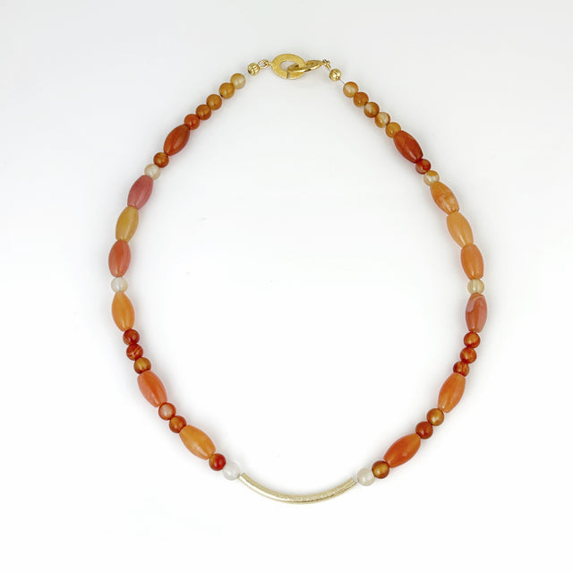 Carnelian Bead Necklace