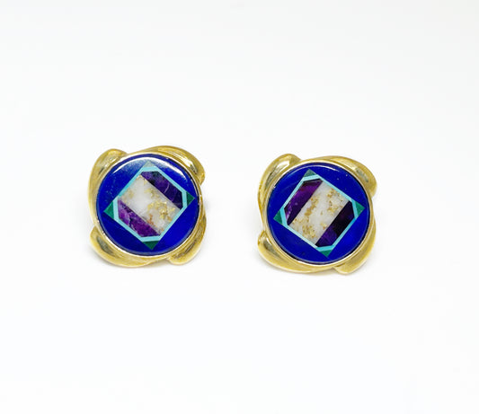 Intarsia Earrings