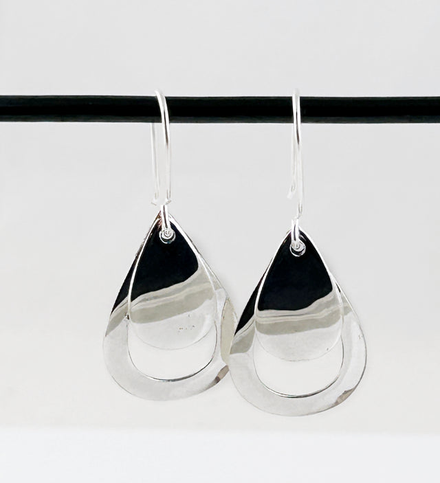 Double Teardrop Earrings