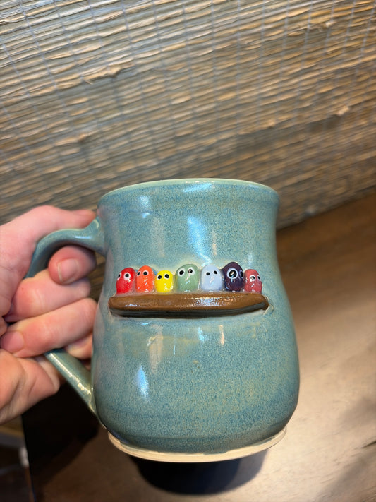 "Rainbow Bean Shelf" Mug ll