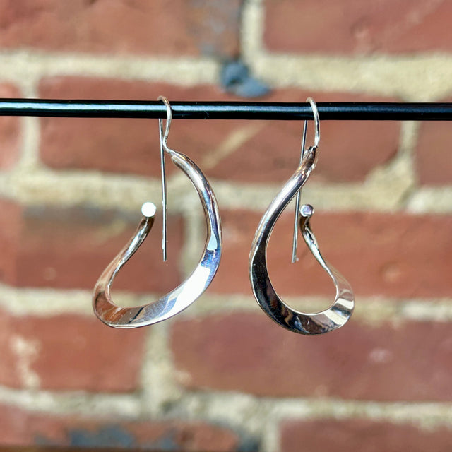 Swirl Hoop Earrings