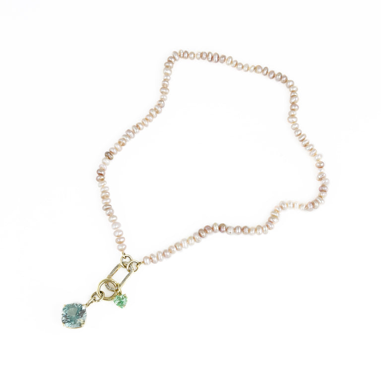 Merelani Mint Garnet Pendant