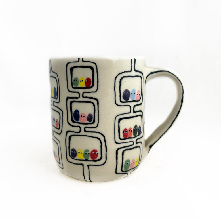 "Beans in Compartments" Mug