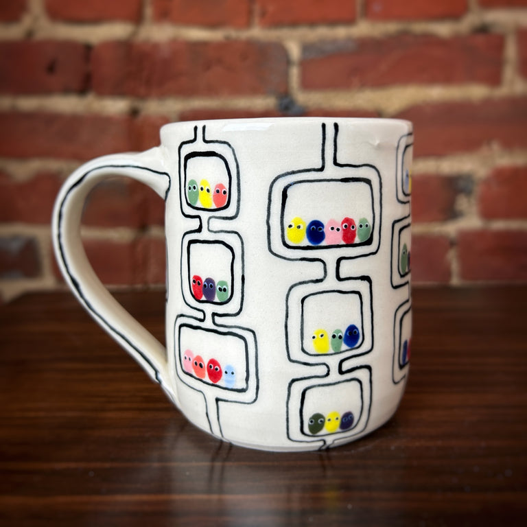 "Beans in Compartments" Mug