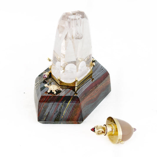 "Tortoise 'n' the Hair" Jewel 'Bottle