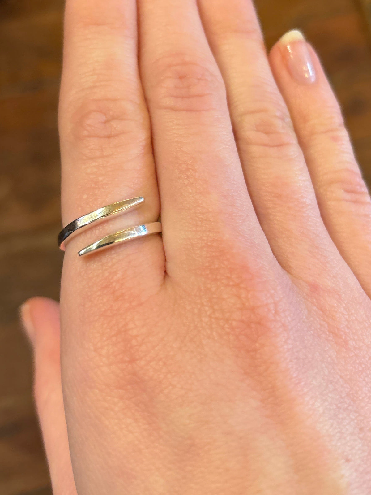 Silver Swirl Ring