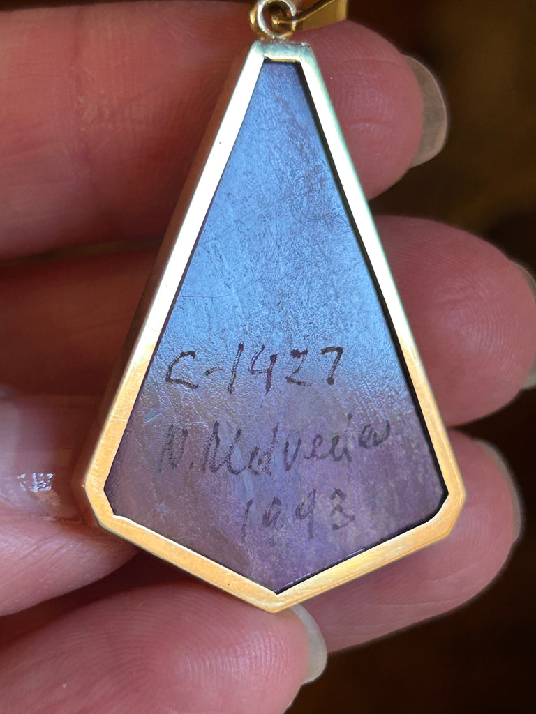 Kite Intarsia Pendant