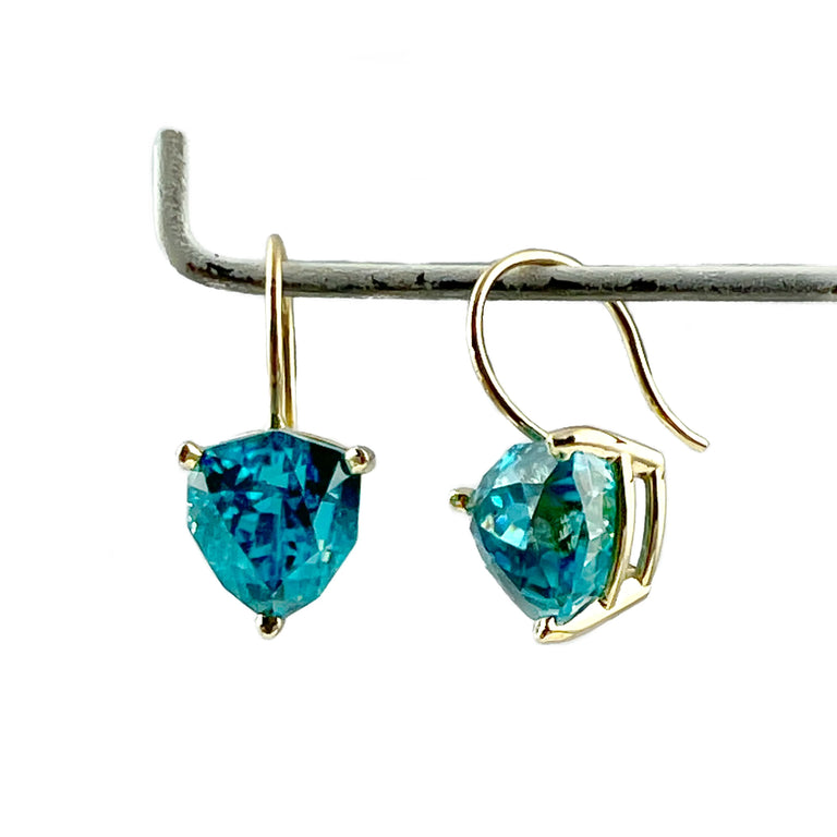 Blue ZIrcon Earrings