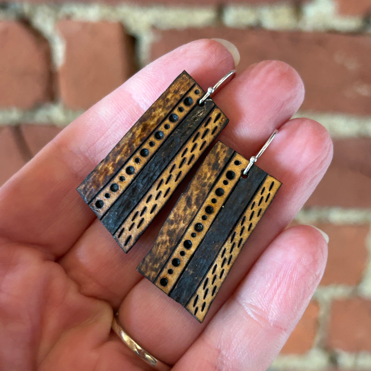 Gourd Tile Earrings