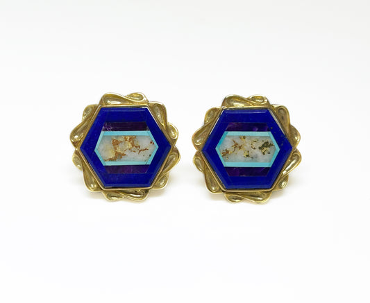 Intarsia Earrings