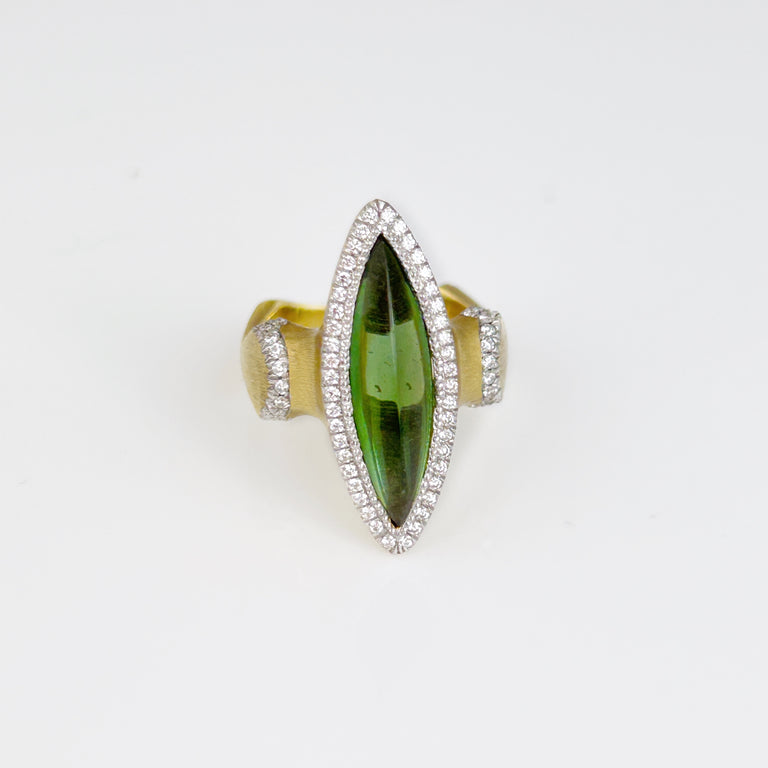 Green Tourmaline Ring