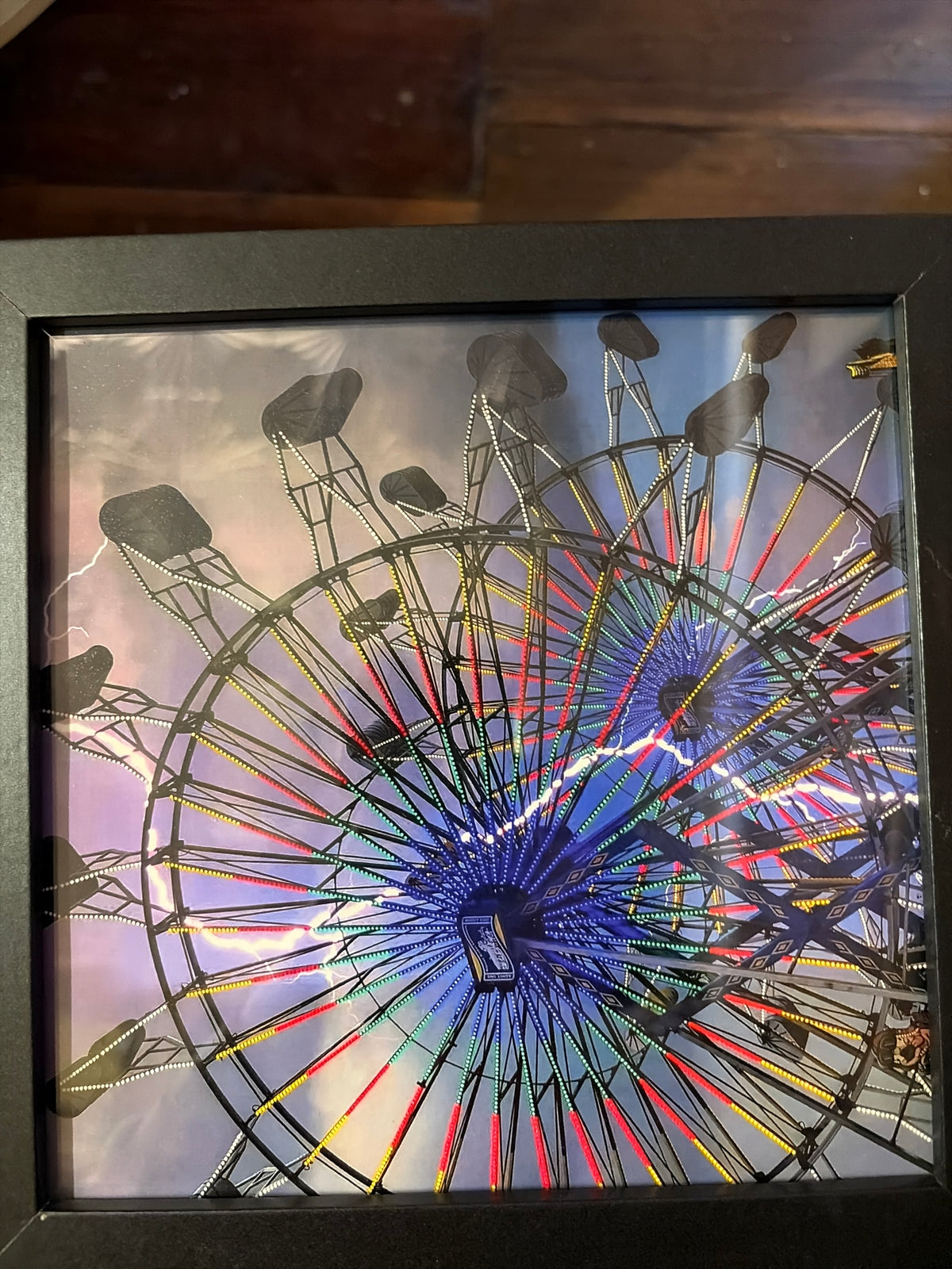 Small "Ferris Wheel Lightning, Jefferson County" Photograph