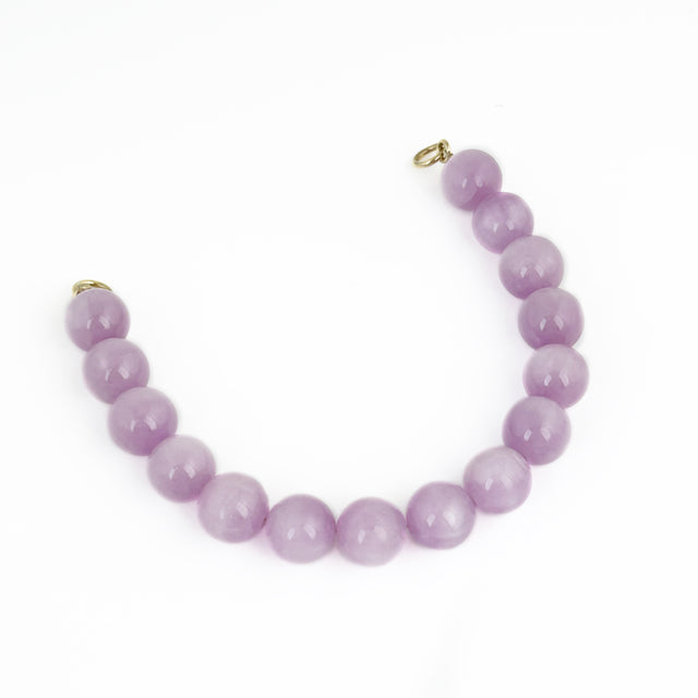 Kunzite Bead Bracelet