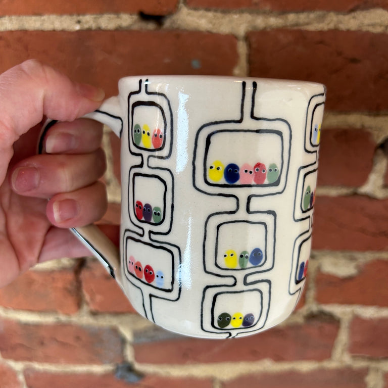 "Beans in Compartments" Mug