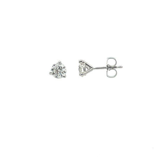 1.00ctw Diamond Studs 14KWG