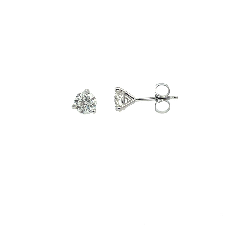 1.00ctw Diamond Studs 14KWG