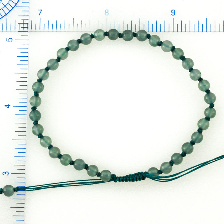 Translucent Jade Bead Bracelet