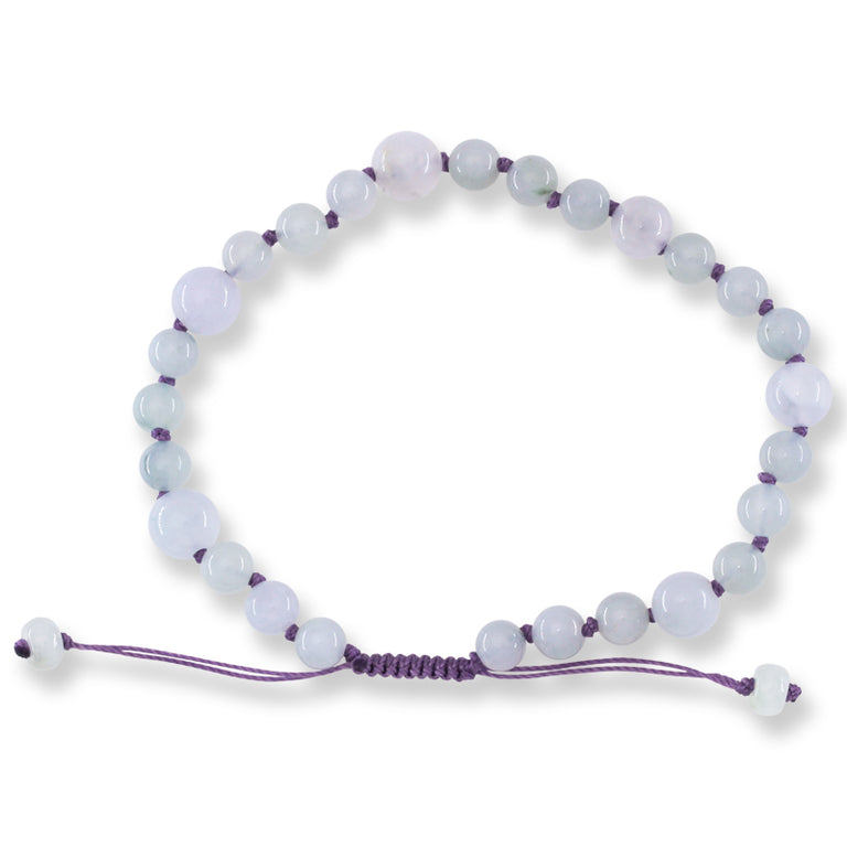 Translucent Lavender Jade Bracelet