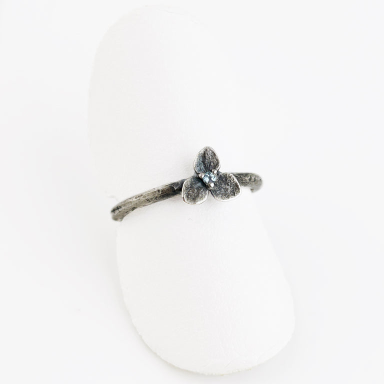 Oxidized Sterling Silver Stacking Rings