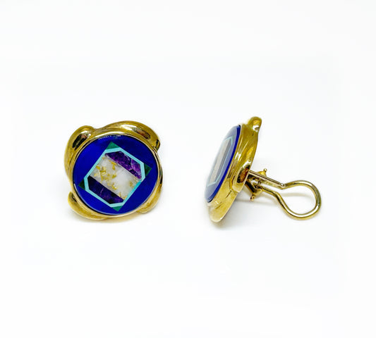 Intarsia Earrings