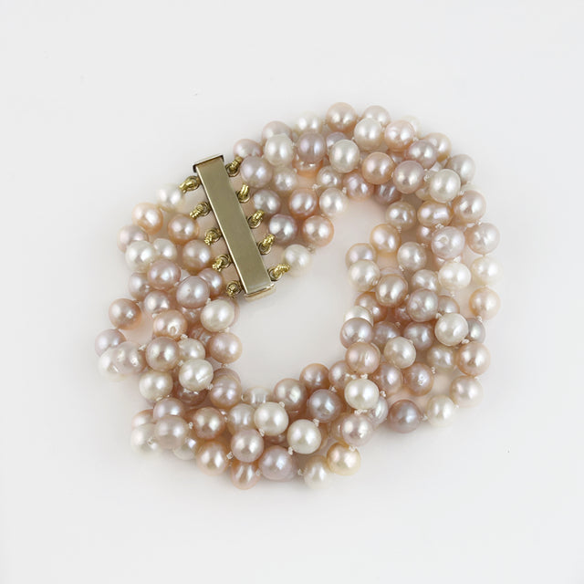 5 Strand Pearl Bracelet