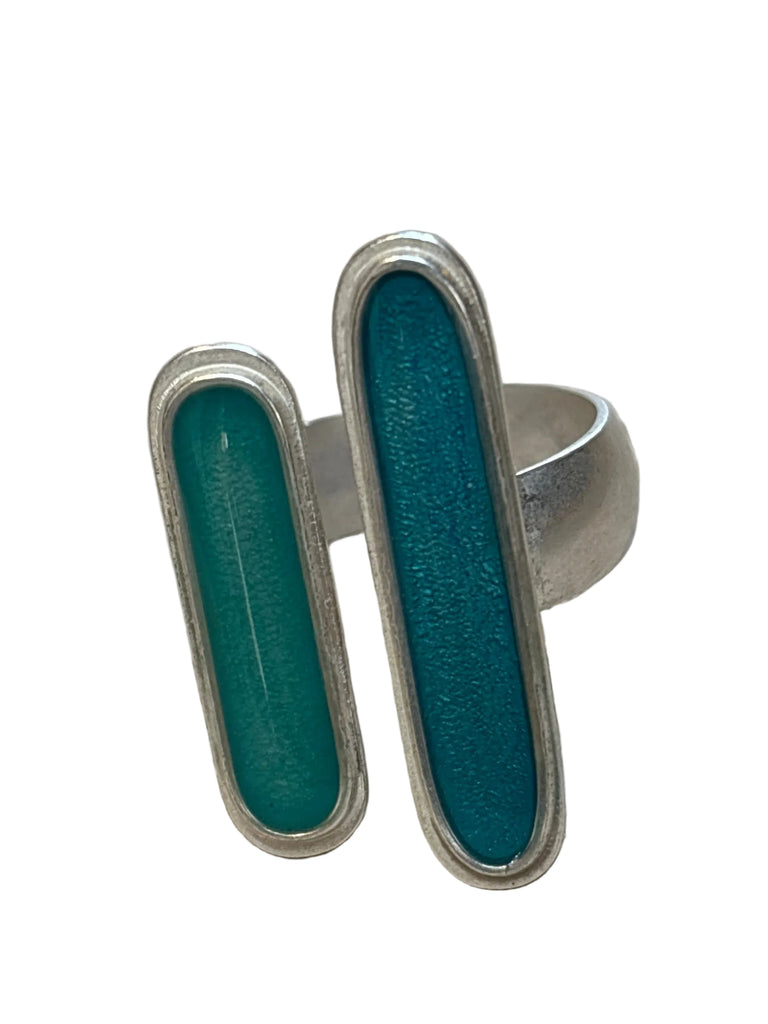 Teal Azurean Dreams RIng