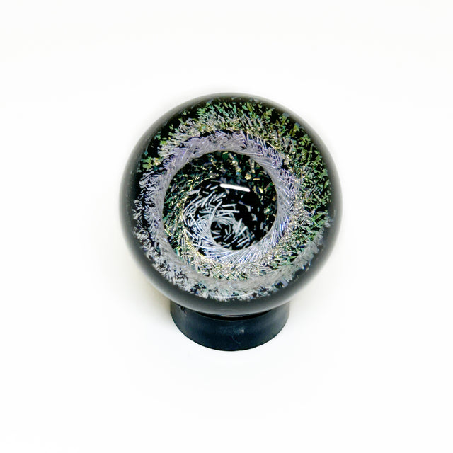 Dichroic Swirl 1" Glass Sphere