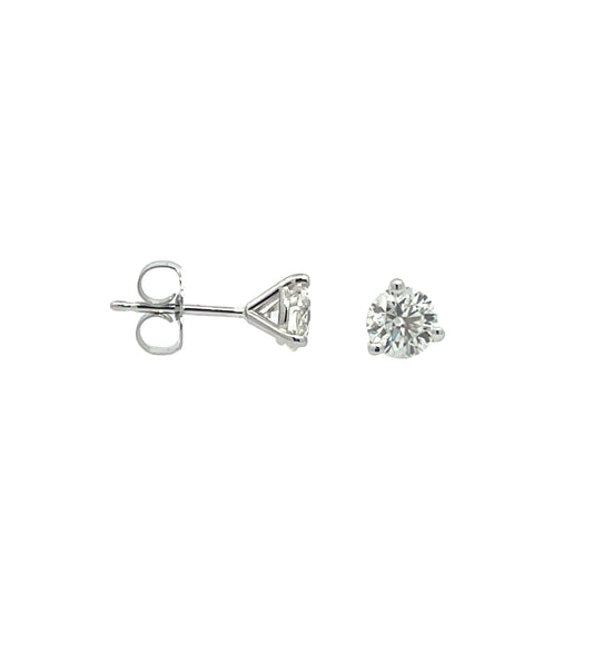 1.00ctw Diamond Studs 14KWG