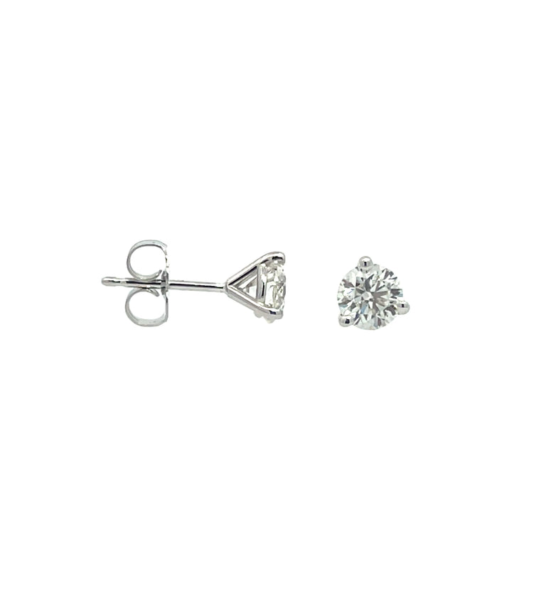 1.00ctw Diamond Studs 14KWG