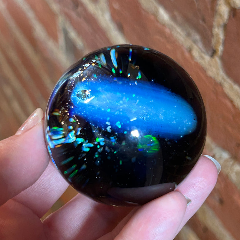 Comets, Stars + Planets  2" Glass Sphere