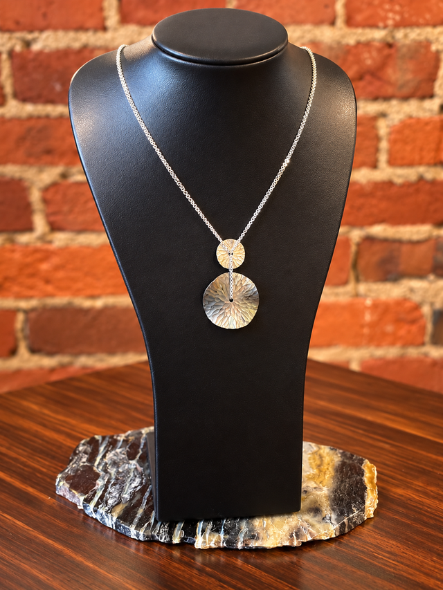 Oasis Double Medallion Pendant Necklace