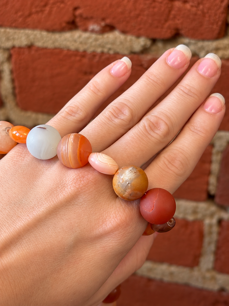 Carnelian Bead Necklace
