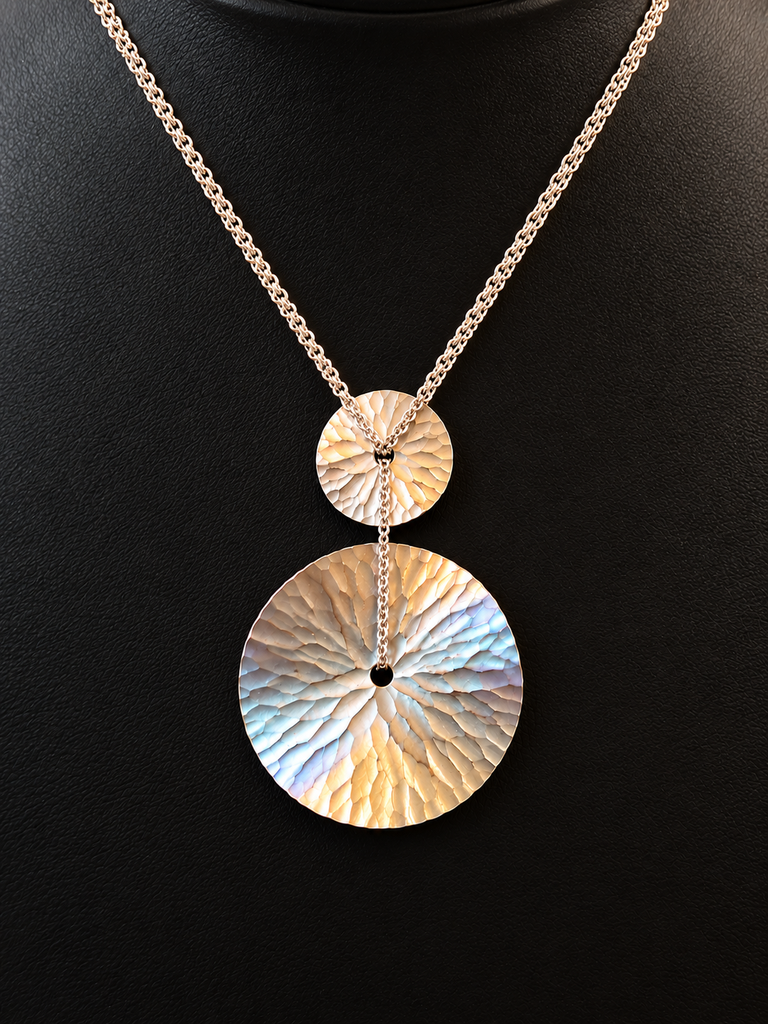 Oasis Double Medallion Pendant Necklace