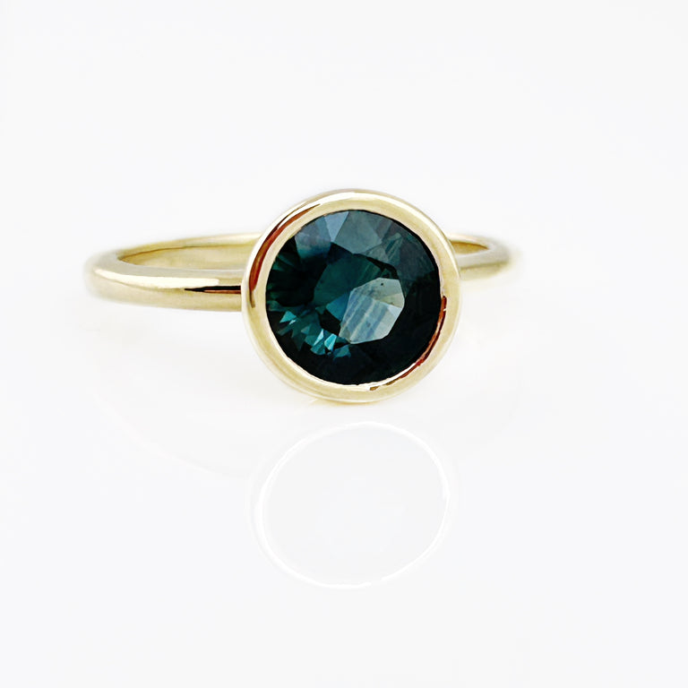 Green Sapphire Ring