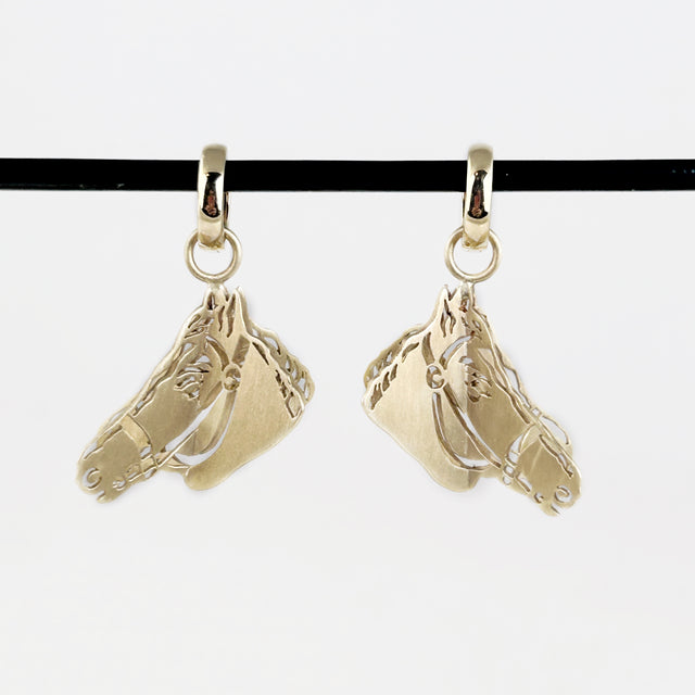 3D Horse Head Earring Charms