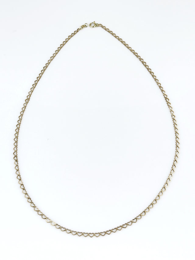Heart Link Chain Necklace