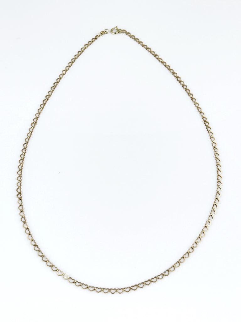 Heart Link Chain Necklace