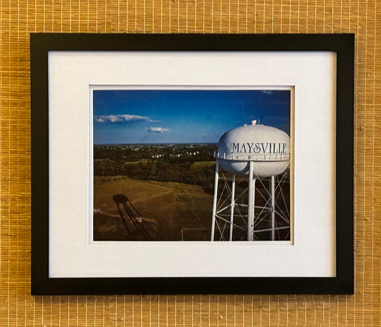 Maysville, Mason County Kentucky Water Tower and Field