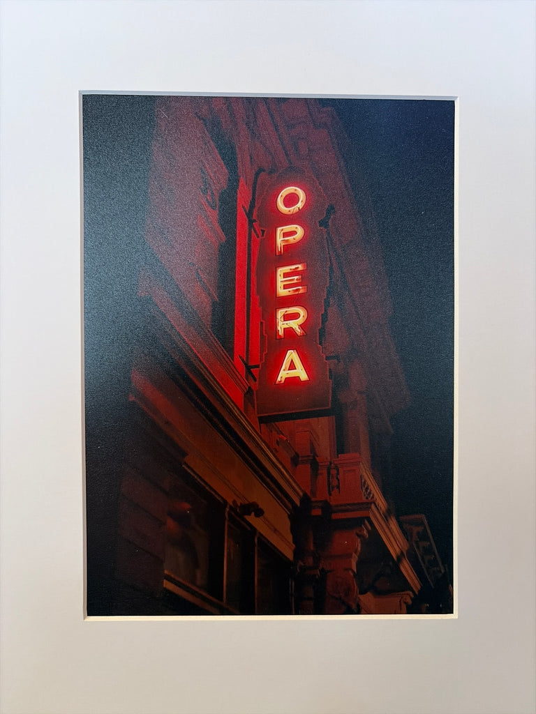 "Washington Opera House, Neon, Maysville" Photograph