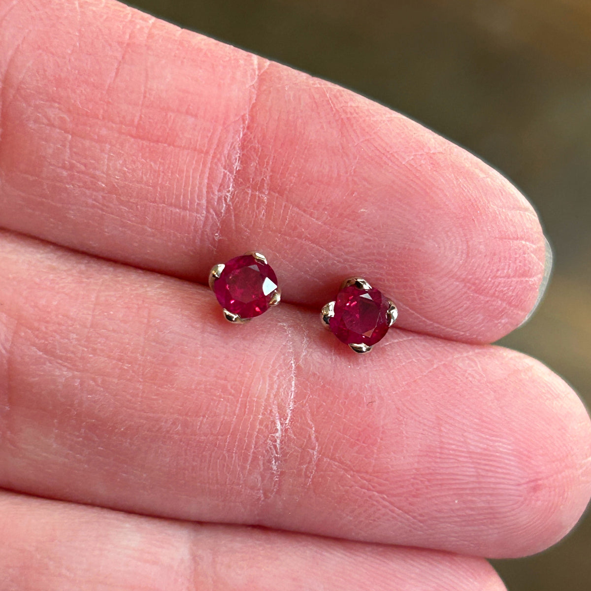 Ruby Earrings
