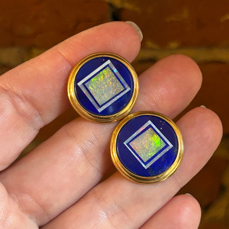 Intarsia Cufflinks